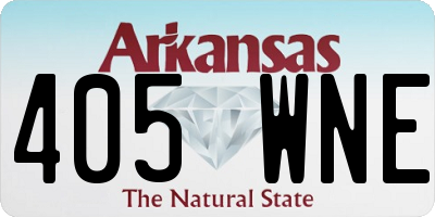 AR license plate 405WNE