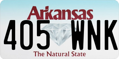 AR license plate 405WNK