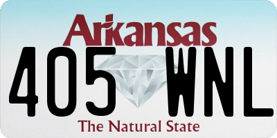 AR license plate 405WNL