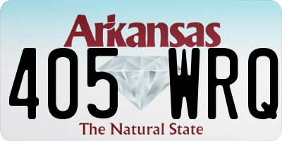 AR license plate 405WRQ