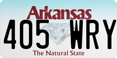 AR license plate 405WRY