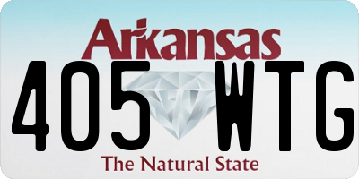 AR license plate 405WTG