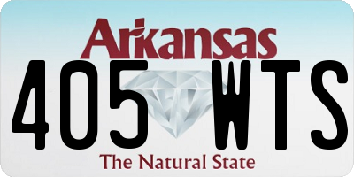 AR license plate 405WTS