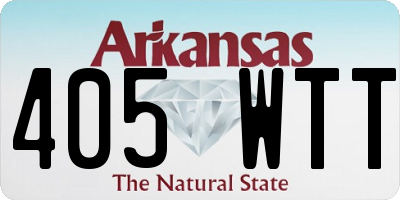 AR license plate 405WTT