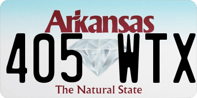 AR license plate 405WTX