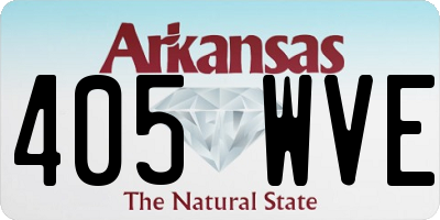 AR license plate 405WVE