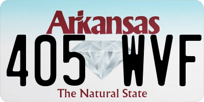 AR license plate 405WVF