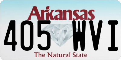 AR license plate 405WVI