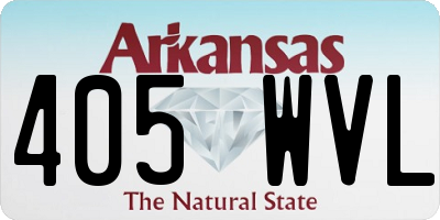 AR license plate 405WVL