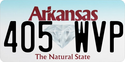 AR license plate 405WVP