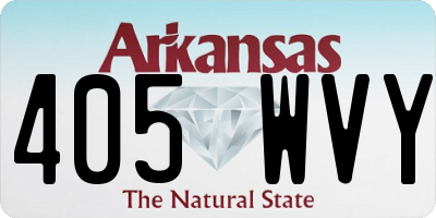 AR license plate 405WVY