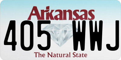 AR license plate 405WWJ