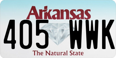 AR license plate 405WWK