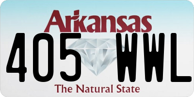 AR license plate 405WWL