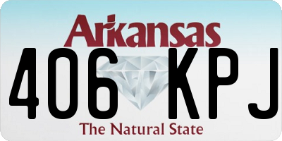 AR license plate 406KPJ