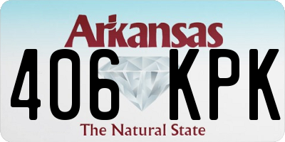 AR license plate 406KPK