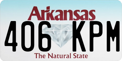 AR license plate 406KPM