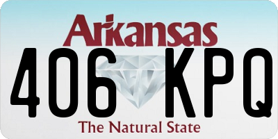 AR license plate 406KPQ