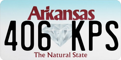 AR license plate 406KPS