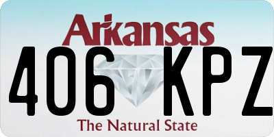AR license plate 406KPZ