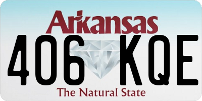AR license plate 406KQE