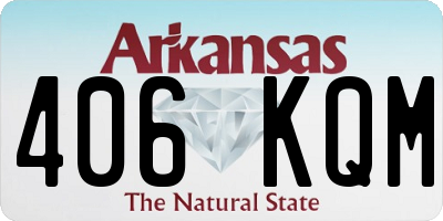 AR license plate 406KQM