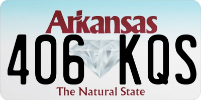 AR license plate 406KQS