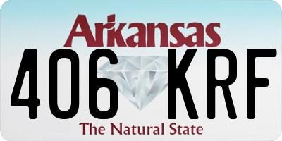 AR license plate 406KRF