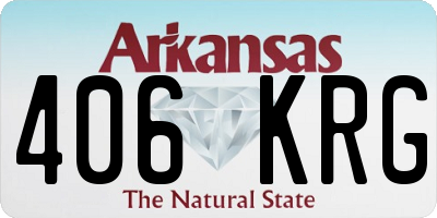 AR license plate 406KRG