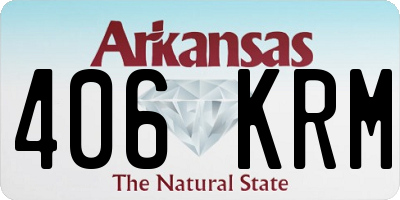 AR license plate 406KRM