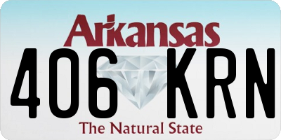 AR license plate 406KRN