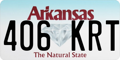 AR license plate 406KRT