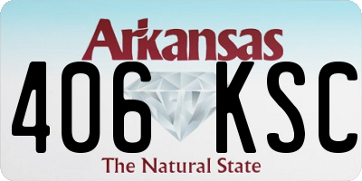 AR license plate 406KSC