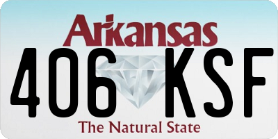 AR license plate 406KSF
