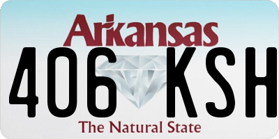 AR license plate 406KSH