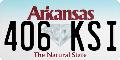 AR license plate 406KSI