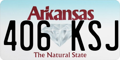 AR license plate 406KSJ