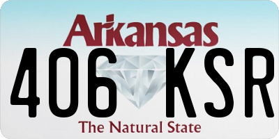 AR license plate 406KSR