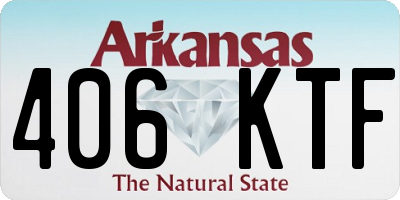 AR license plate 406KTF