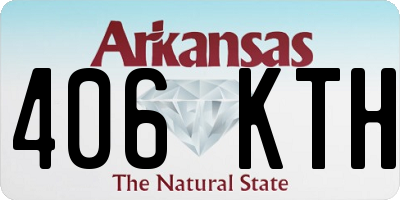 AR license plate 406KTH