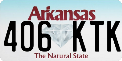 AR license plate 406KTK