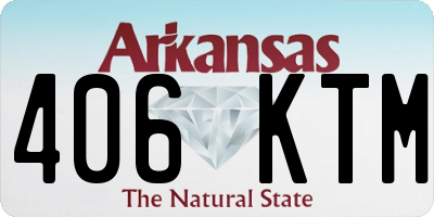 AR license plate 406KTM