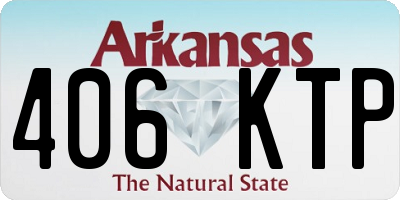 AR license plate 406KTP