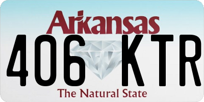 AR license plate 406KTR