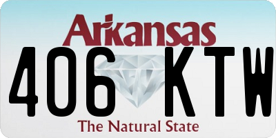 AR license plate 406KTW