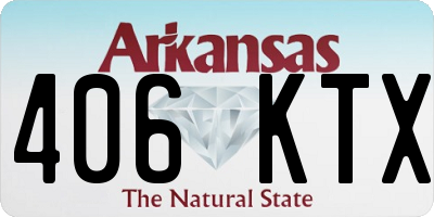 AR license plate 406KTX