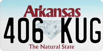 AR license plate 406KUG
