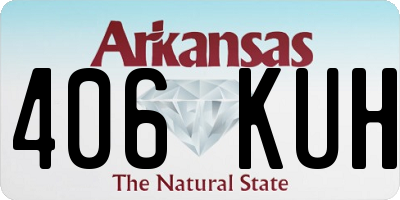 AR license plate 406KUH