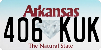 AR license plate 406KUK