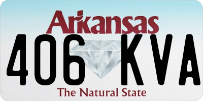 AR license plate 406KVA